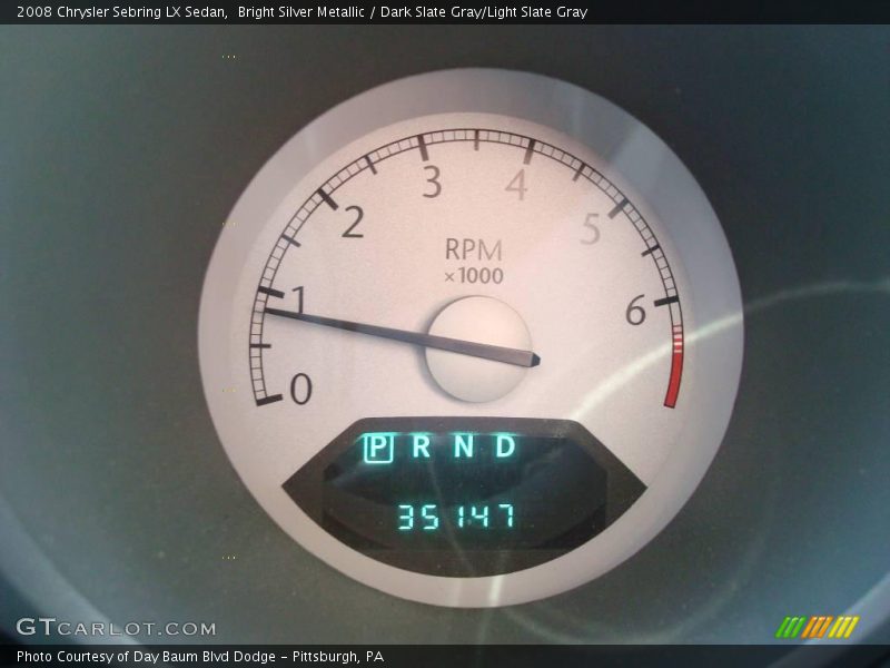 Bright Silver Metallic / Dark Slate Gray/Light Slate Gray 2008 Chrysler Sebring LX Sedan