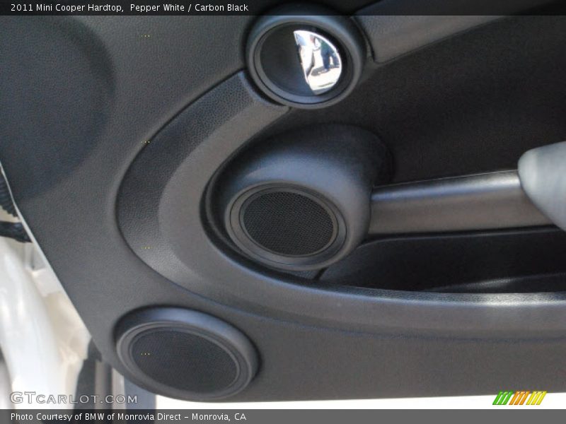 Pepper White / Carbon Black 2011 Mini Cooper Hardtop