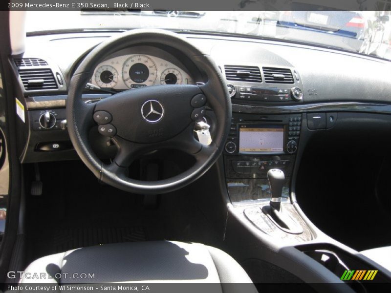 Black / Black 2009 Mercedes-Benz E 350 Sedan