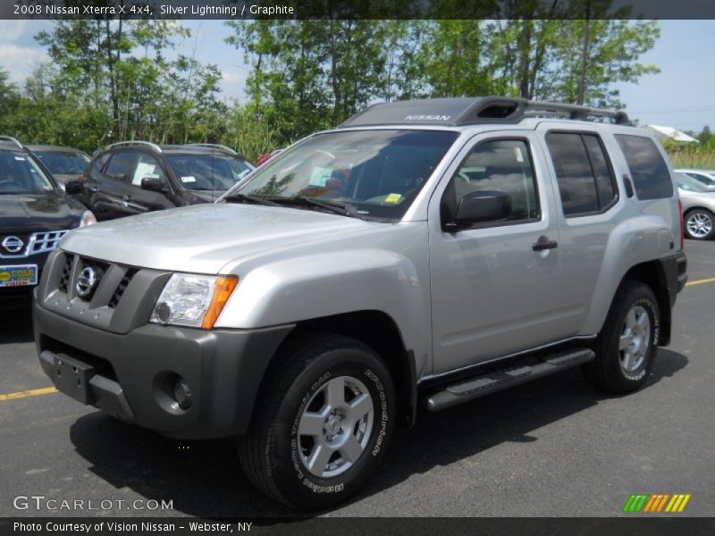 Silver Lightning / Graphite 2008 Nissan Xterra X 4x4