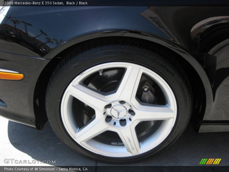 Black / Black 2009 Mercedes-Benz E 350 Sedan