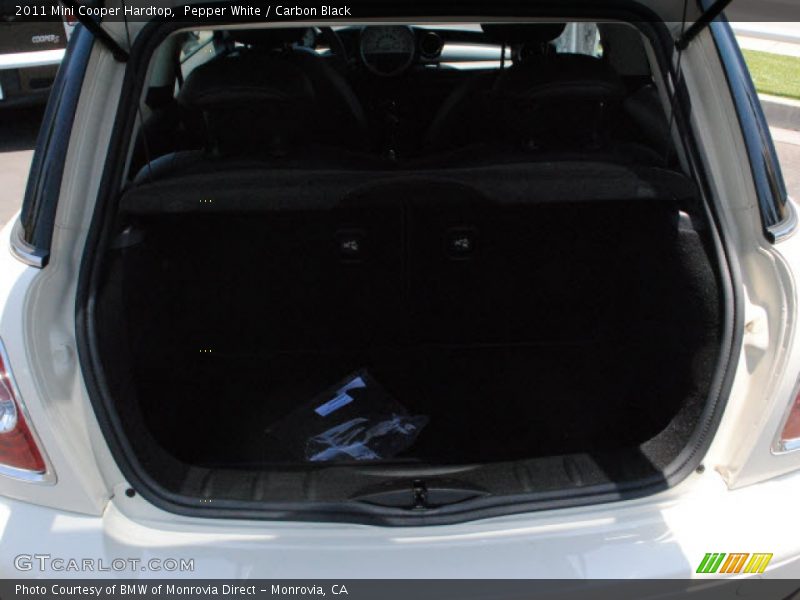 Pepper White / Carbon Black 2011 Mini Cooper Hardtop