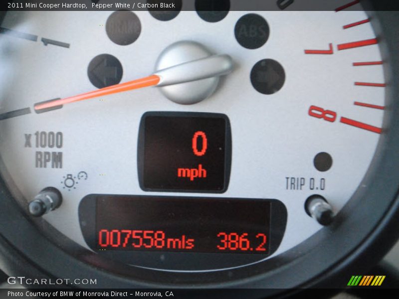 Pepper White / Carbon Black 2011 Mini Cooper Hardtop