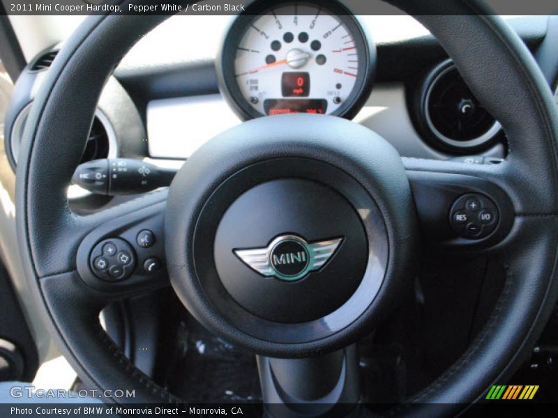Pepper White / Carbon Black 2011 Mini Cooper Hardtop