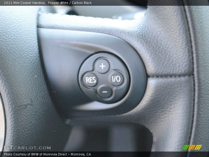 Pepper White / Carbon Black 2011 Mini Cooper Hardtop
