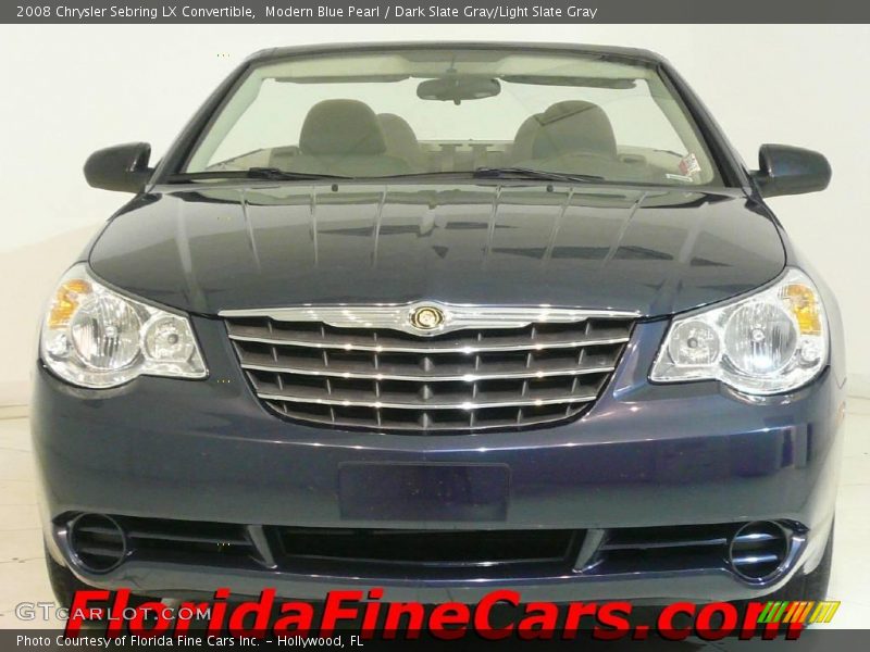 Modern Blue Pearl / Dark Slate Gray/Light Slate Gray 2008 Chrysler Sebring LX Convertible