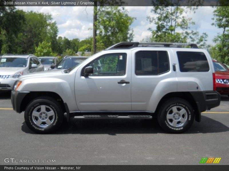 Silver Lightning / Graphite 2008 Nissan Xterra X 4x4