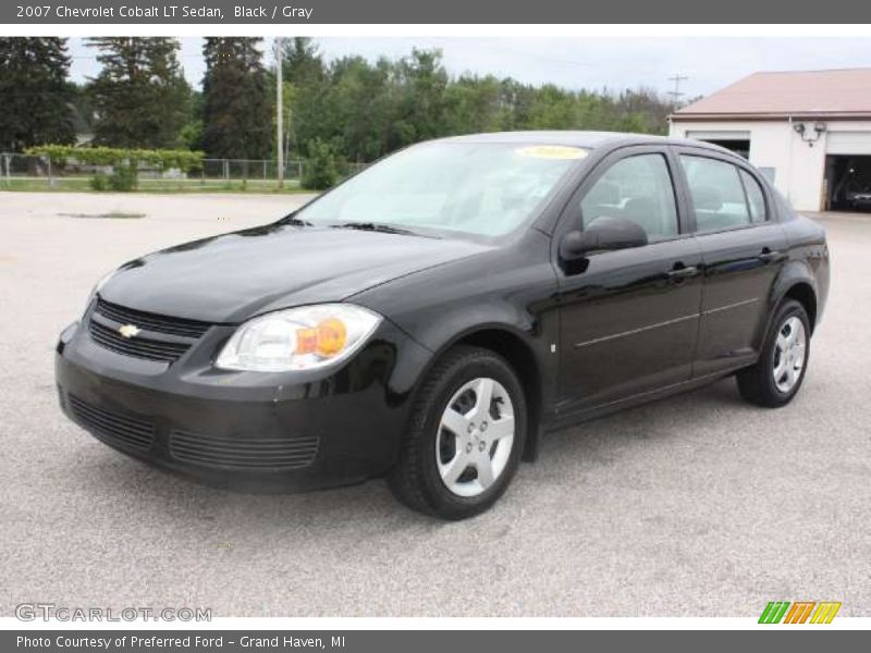 Black / Gray 2007 Chevrolet Cobalt LT Sedan
