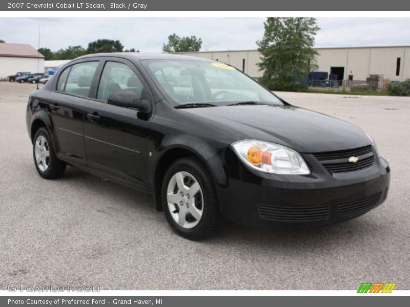 Black / Gray 2007 Chevrolet Cobalt LT Sedan