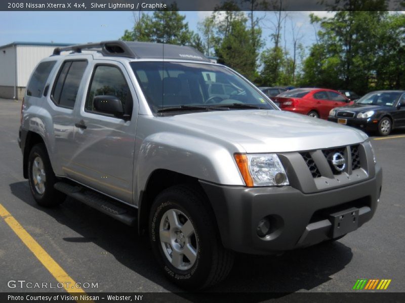 Silver Lightning / Graphite 2008 Nissan Xterra X 4x4