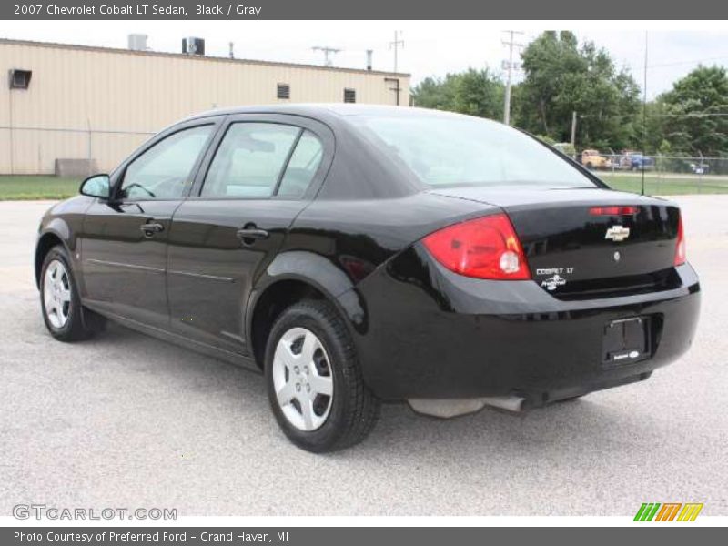 Black / Gray 2007 Chevrolet Cobalt LT Sedan