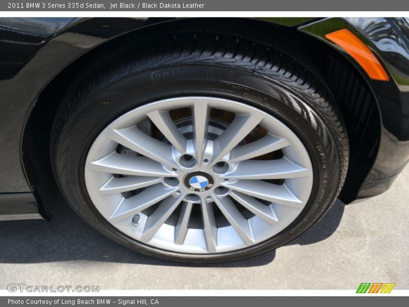 Jet Black / Black Dakota Leather 2011 BMW 3 Series 335d Sedan