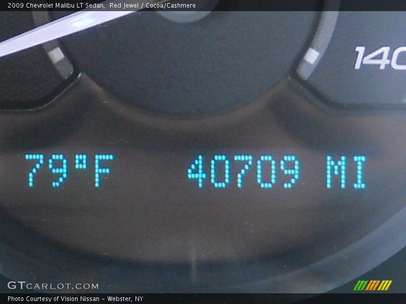 Red Jewel / Cocoa/Cashmere 2009 Chevrolet Malibu LT Sedan