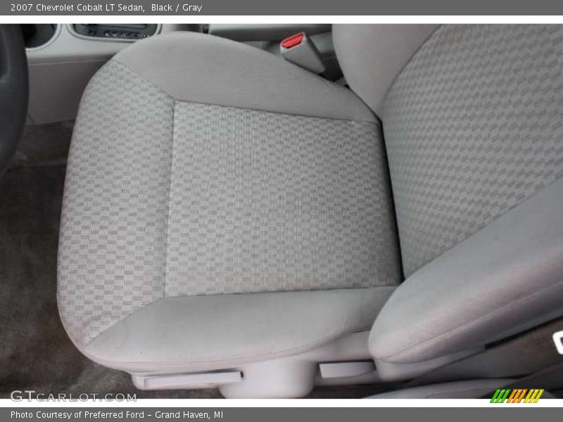 Black / Gray 2007 Chevrolet Cobalt LT Sedan