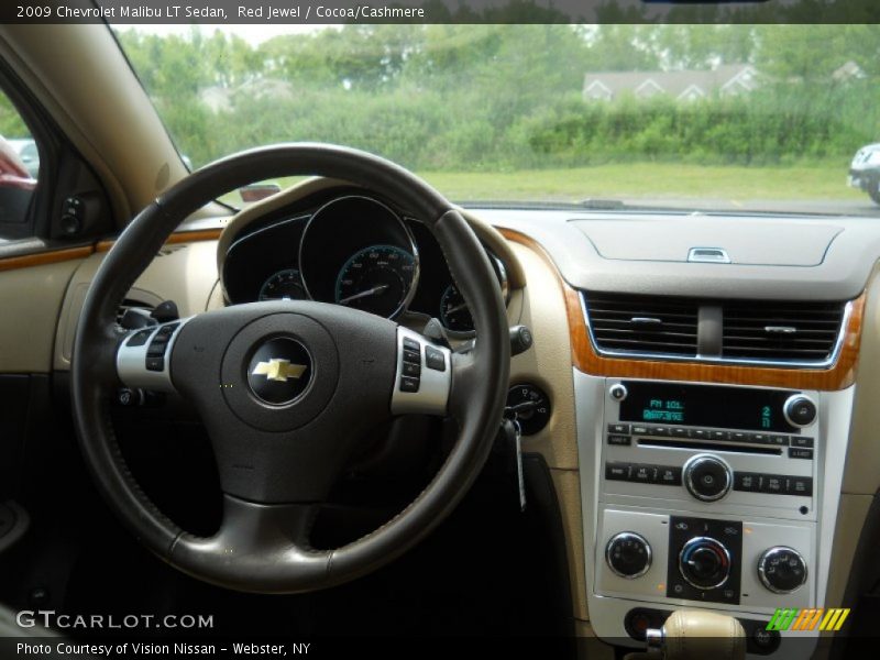 Red Jewel / Cocoa/Cashmere 2009 Chevrolet Malibu LT Sedan