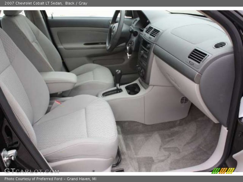 Black / Gray 2007 Chevrolet Cobalt LT Sedan