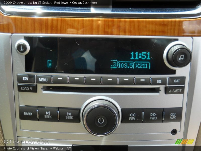 Red Jewel / Cocoa/Cashmere 2009 Chevrolet Malibu LT Sedan