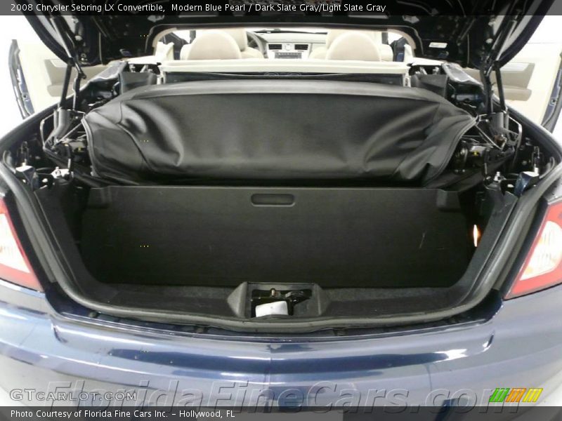 Modern Blue Pearl / Dark Slate Gray/Light Slate Gray 2008 Chrysler Sebring LX Convertible