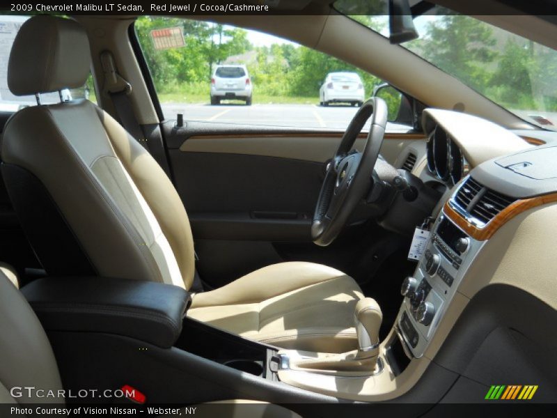 Red Jewel / Cocoa/Cashmere 2009 Chevrolet Malibu LT Sedan