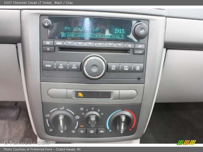 Black / Gray 2007 Chevrolet Cobalt LT Sedan