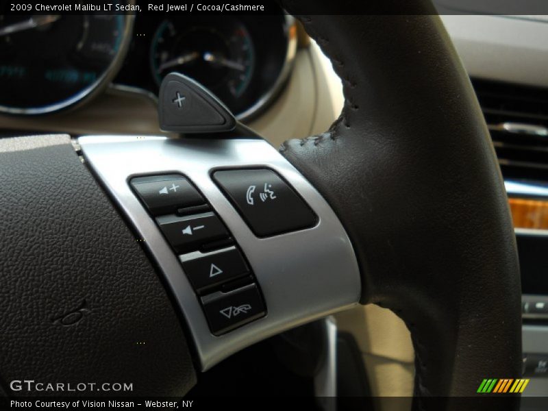 Red Jewel / Cocoa/Cashmere 2009 Chevrolet Malibu LT Sedan