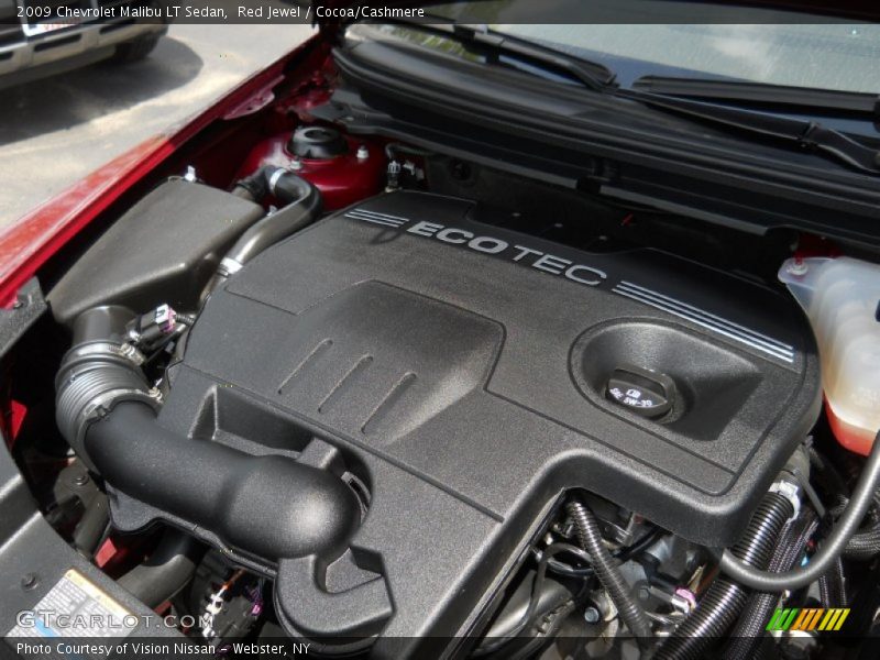 Red Jewel / Cocoa/Cashmere 2009 Chevrolet Malibu LT Sedan