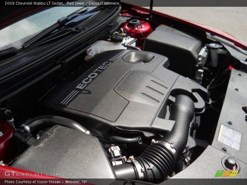 Red Jewel / Cocoa/Cashmere 2009 Chevrolet Malibu LT Sedan