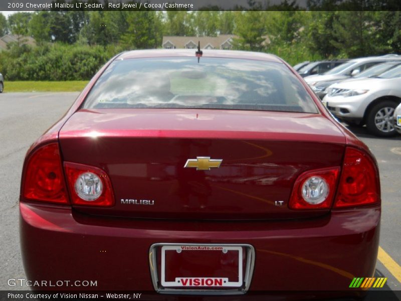 Red Jewel / Cocoa/Cashmere 2009 Chevrolet Malibu LT Sedan