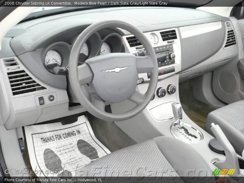 Modern Blue Pearl / Dark Slate Gray/Light Slate Gray 2008 Chrysler Sebring LX Convertible