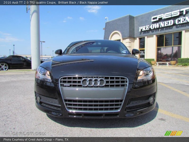 Brilliant Black / Black Nappa Leather 2010 Audi TT 2.0 TFSI quattro Coupe