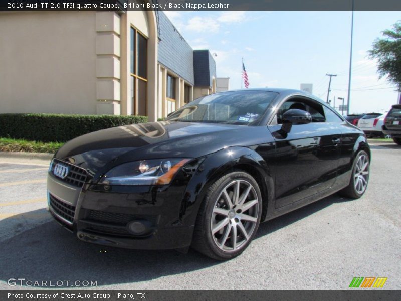 Front 3/4 View of 2010 TT 2.0 TFSI quattro Coupe