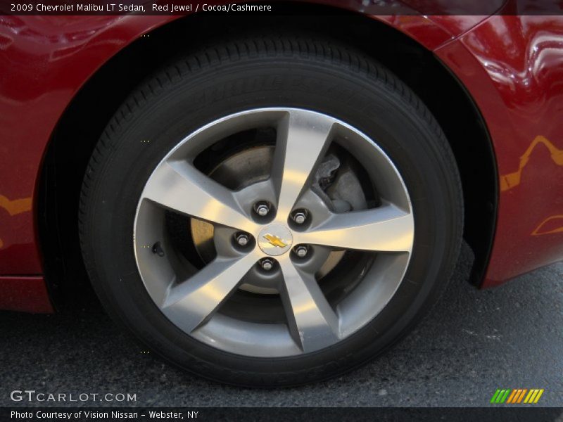 Red Jewel / Cocoa/Cashmere 2009 Chevrolet Malibu LT Sedan