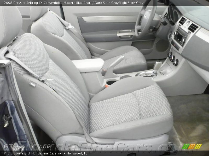 Modern Blue Pearl / Dark Slate Gray/Light Slate Gray 2008 Chrysler Sebring LX Convertible