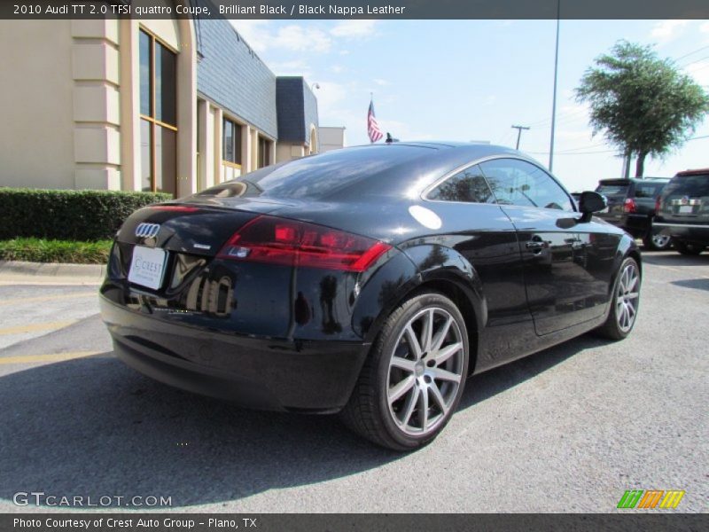 Brilliant Black / Black Nappa Leather 2010 Audi TT 2.0 TFSI quattro Coupe