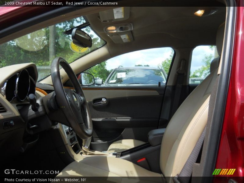 Red Jewel / Cocoa/Cashmere 2009 Chevrolet Malibu LT Sedan