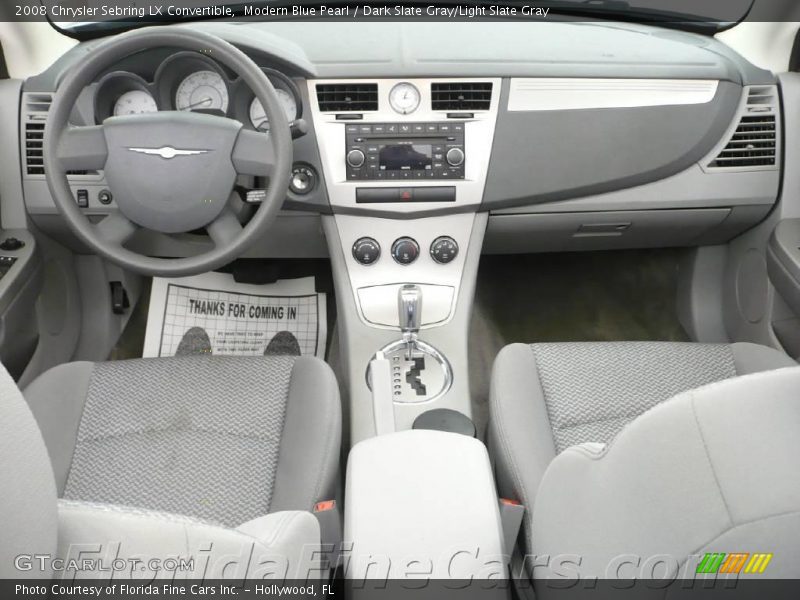 Modern Blue Pearl / Dark Slate Gray/Light Slate Gray 2008 Chrysler Sebring LX Convertible