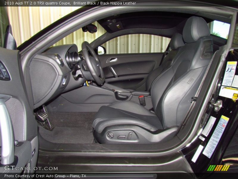  2010 TT 2.0 TFSI quattro Coupe Black Nappa Leather Interior