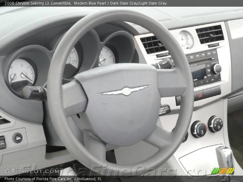 Modern Blue Pearl / Dark Slate Gray/Light Slate Gray 2008 Chrysler Sebring LX Convertible