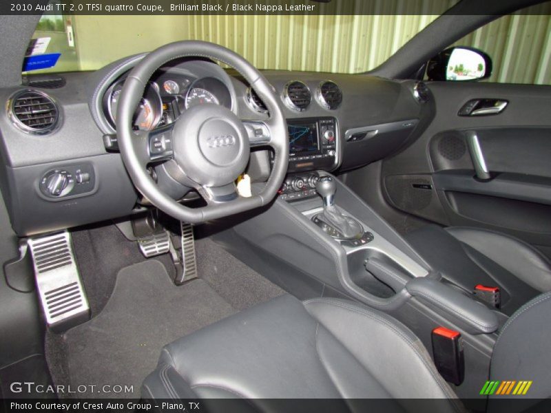 Black Nappa Leather Interior - 2010 TT 2.0 TFSI quattro Coupe 