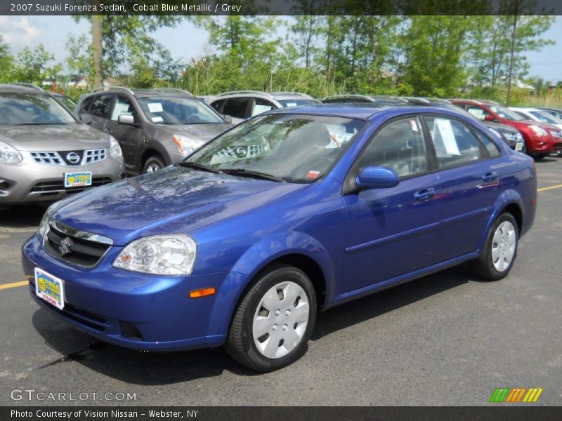 Cobalt Blue Metallic / Grey 2007 Suzuki Forenza Sedan
