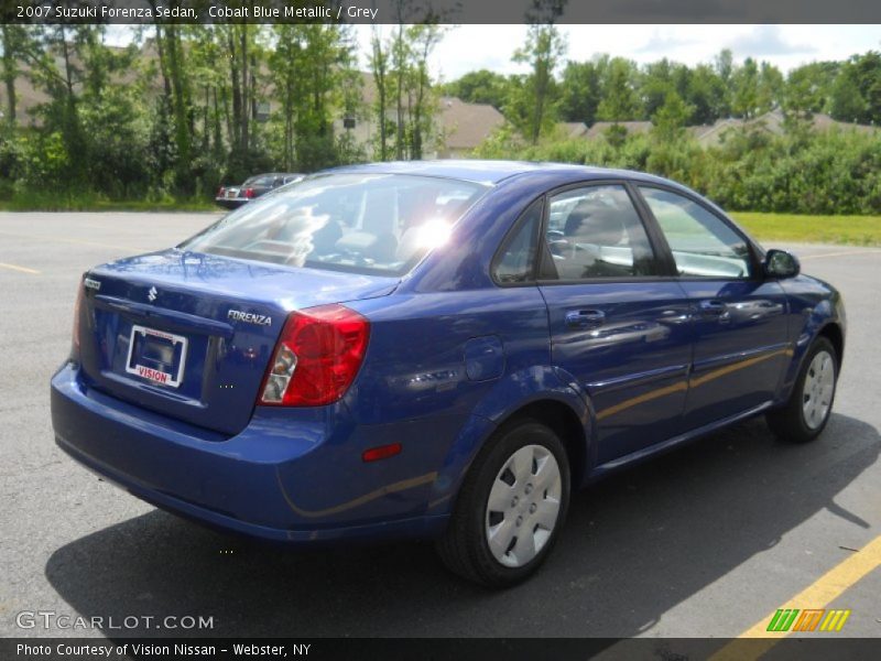 Cobalt Blue Metallic / Grey 2007 Suzuki Forenza Sedan