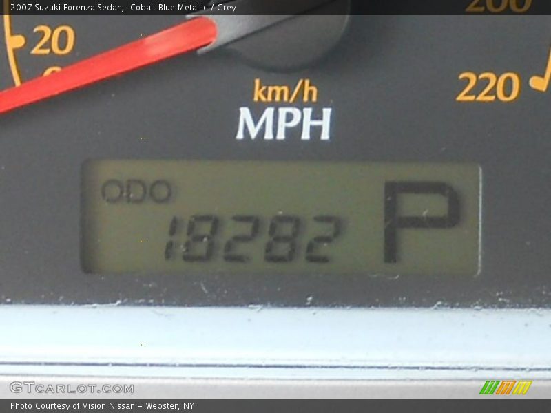 Cobalt Blue Metallic / Grey 2007 Suzuki Forenza Sedan