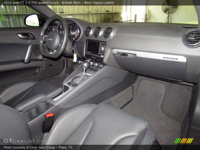 Brilliant Black / Black Nappa Leather 2010 Audi TT 2.0 TFSI quattro Coupe
