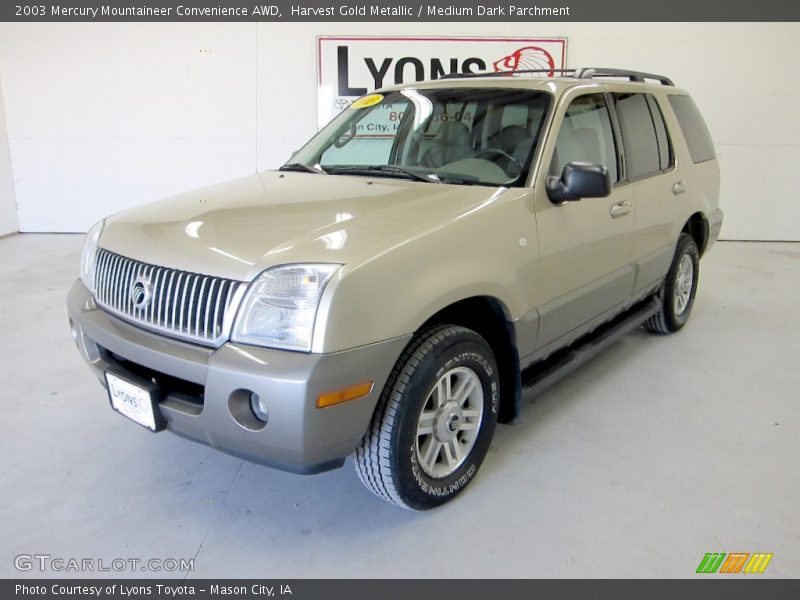 Harvest Gold Metallic / Medium Dark Parchment 2003 Mercury Mountaineer Convenience AWD
