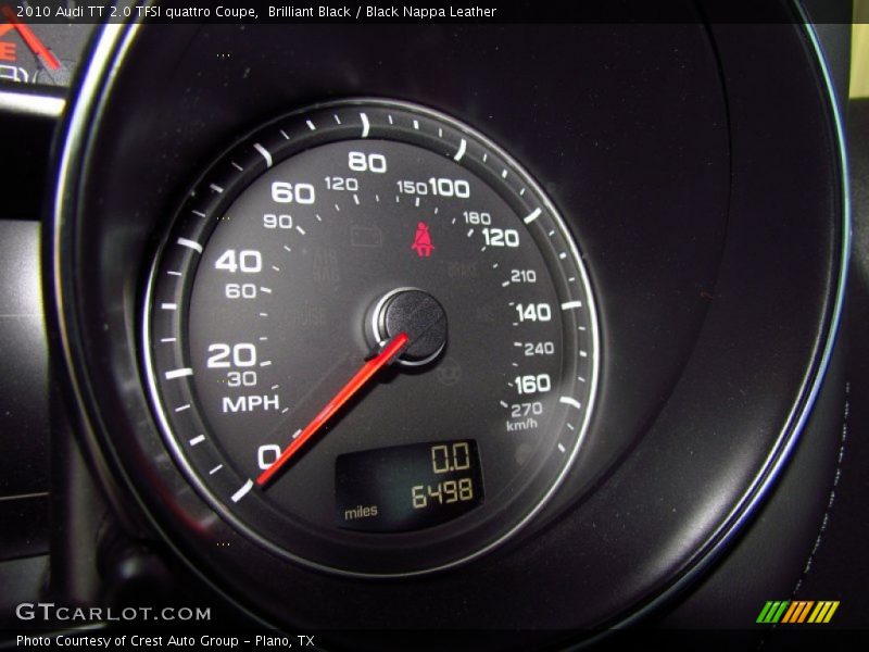 Brilliant Black / Black Nappa Leather 2010 Audi TT 2.0 TFSI quattro Coupe