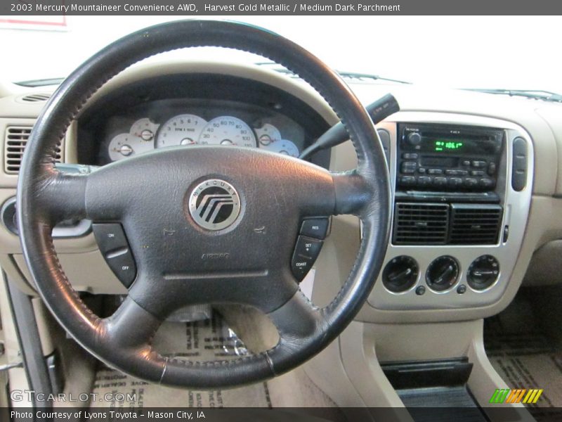 Harvest Gold Metallic / Medium Dark Parchment 2003 Mercury Mountaineer Convenience AWD