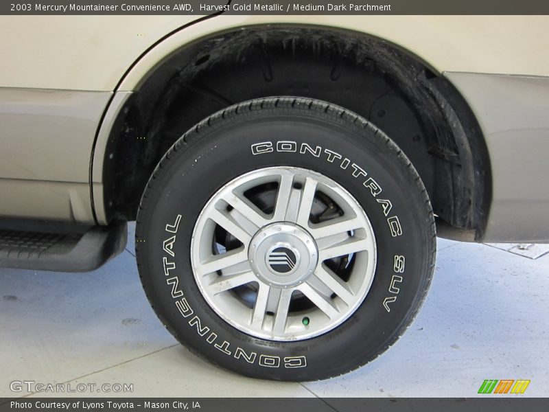 Harvest Gold Metallic / Medium Dark Parchment 2003 Mercury Mountaineer Convenience AWD