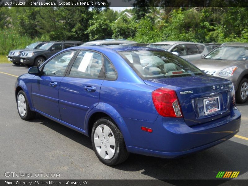 Cobalt Blue Metallic / Grey 2007 Suzuki Forenza Sedan