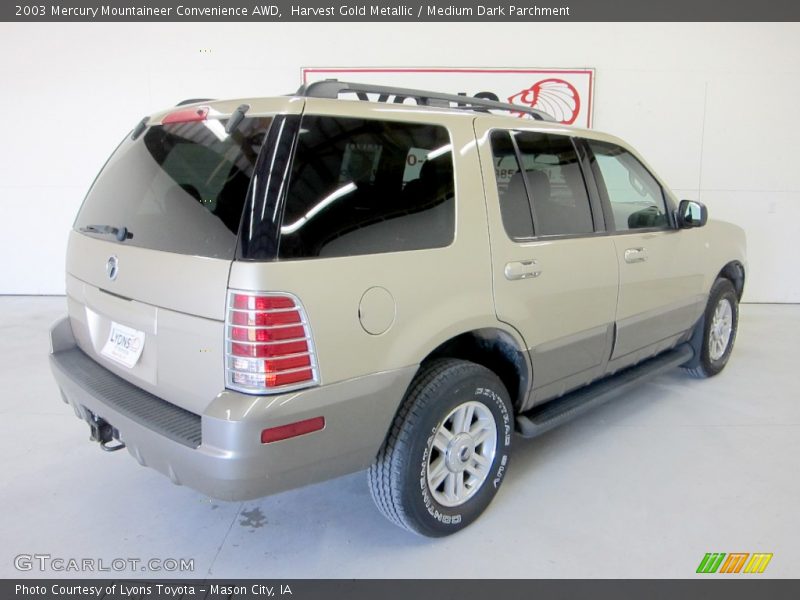 Harvest Gold Metallic / Medium Dark Parchment 2003 Mercury Mountaineer Convenience AWD