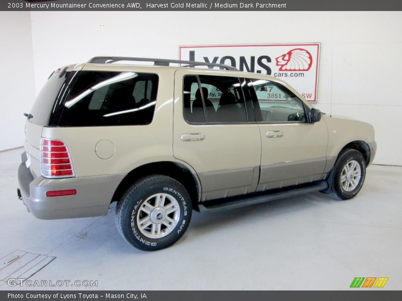 Harvest Gold Metallic / Medium Dark Parchment 2003 Mercury Mountaineer Convenience AWD